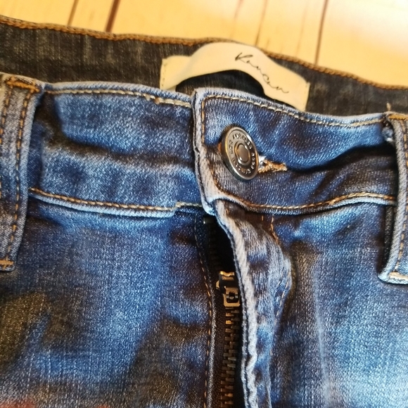 KanCan Estilo Women Frayed Distressed Ripped Raw Hem stretch sz 11 29 - Picture 3 of 7